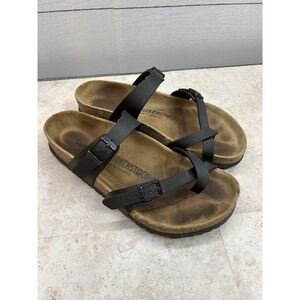 Birkenstock Mayari Black Slip On‎ Sandals Unisex EU 39 W's 8 M's 6